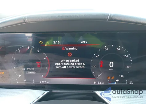 2025 Nissan Murano Platinum z USA, uszkodzony, nr VIN 5N1AZ3DT9SC124989